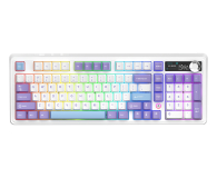 Ajazz AK980 V2 Gift Switch V2 Purple White Blue z ekranem - 1536373 - zdjęcie 1